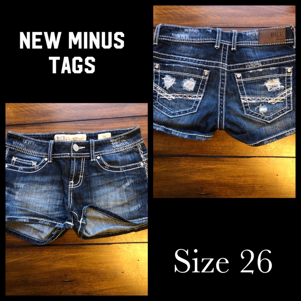 BKE DENIM CULTURE SHORTS